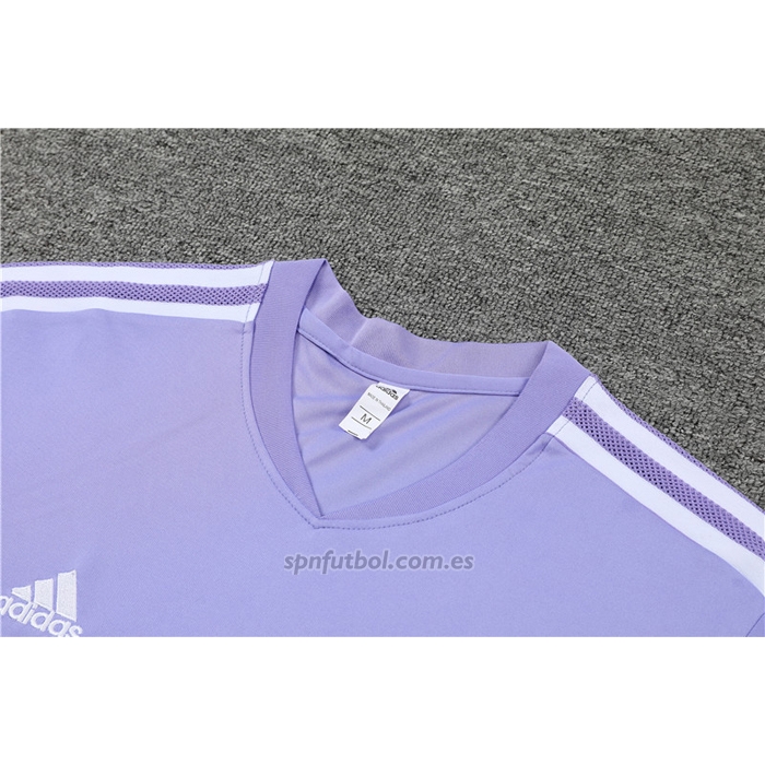Chandal del Real Madrid Manga Corta 2022-2023 Purpura - Pantalon Corto